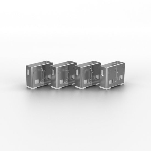 Lindy USB Type A Port Blocker Key - Pack of 4 Blockers, White